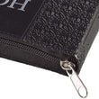 Load image into Gallery viewer, Personalized KJV Holy Bible Compact Zippered Black Faux Leather w/Ribbon Marker