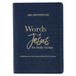 Load image into Gallery viewer, Words of Jesus for Daily Living Blue Faux Leather Devotional - Jan De Wet