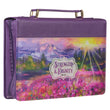 Load image into Gallery viewer, Strength & Dignity Colorful Landscape Faux Leather Personalized Bible Cover for Women