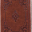 Load image into Gallery viewer, Personalized KJV Bible Brown Faux Leather Large Print Thinline with Thumb Index