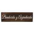 Load image into Gallery viewer, Blessed And Grateful Spanish Wood Decor