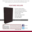 Load image into Gallery viewer, Personalized NKJV Thinline Bible Red Letter Edition Leathersoft Black Comfort Print