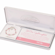 Load image into Gallery viewer, To Our Goddaughter Pink & White Sterling Silver Cross Bracelet