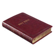 Load image into Gallery viewer, Personalized KJV Holy Bible Giant Print Full-Size Bible Burgundy Faux Leather Bible