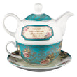 Load image into Gallery viewer, Trust in the Lord Proverbs 3:5 Tea Set for One