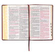 Load image into Gallery viewer, Personalized KJV Holy Bible Giant Print Full-Size Bible Burgundy Faux Leather Bible