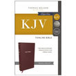 Load image into Gallery viewer, Personalized KJV Thinline Bible Comfort Print Burgundy Leathersoft