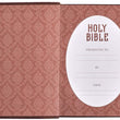 Load image into Gallery viewer, Personalized KJV Medium Brown Faux Leather Compact Bible
