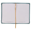 Load image into Gallery viewer, Walk By Faith 2 Corinthians 5:7 Teal Floral Faux Leather Zippered Journal