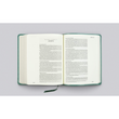 Load image into Gallery viewer, Personalized ESV Single Column Journaling Bible TruTone Teal Resplendent Cross Design
