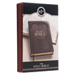 Load image into Gallery viewer, Personalized Custom Text Your Name KJV Holy Bible Standard Size Thumb Index Edition Burgundy King James Version