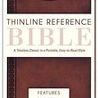 Load image into Gallery viewer, Personalized KJV Thinline Reference Bible Portable Brown