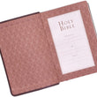 Load image into Gallery viewer, Personalized KJV SMALL COMPACT Dark Brown Faux Leather Bible King James Version