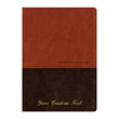 Load image into Gallery viewer, Personalized Custom Text NKJV Life Application Study Bible TuTone Brown/Tan New King James Version