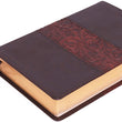Load image into Gallery viewer, Personalized Custom Text Your Name NKJV The Study Bible for Women Mahogany Leather Touch