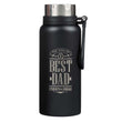 Load image into Gallery viewer, The World's Best Dad Joshua 1:9 Stainless Steel Water Bottle