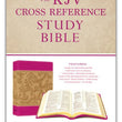 Load image into Gallery viewer, Personalized Custom Text KJV Cross Reference Study Bible Peony Blossoms PinkBrown King James Version