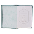 Load image into Gallery viewer, Walk By Faith 2 Corinthians 5:7 Teal Floral Faux Leather Zippered Journal