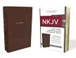 Load image into Gallery viewer, Personalized NKJV Reference Bible Center-Column Giant Print Red Letter Leathersoft Mahogany