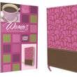 Load image into Gallery viewer, Personalized Custom Text Your Name NIV Women's Devotional Bible Large Print Leathersoft Chocolate/Berry