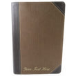 Load image into Gallery viewer, Personalized NKJV Cultural Backgrounds Study Bible Leathersoft Brown Red Letter Edition