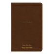 Load image into Gallery viewer, Personalized NKJV Single-Column Reference Bible Leathersoft Mahogany New King James Version