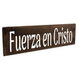 Load image into Gallery viewer, Fuerza en Cristo Spanish Wood Decor