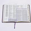 Load image into Gallery viewer, Personalized NKJV The Study Bible for Women LeatherTouch Indexed Plum & Lilac