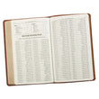 Load image into Gallery viewer, Personalized Custom Text Your Name KJV Holy Bible Gift Edition LuxLeather Brown King James Version