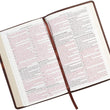 Load image into Gallery viewer, Personalized KJV Standard Holy Bible Patch in Brown Faux Leather