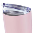 Load image into Gallery viewer, Trust in the Lord Proverbs 3:5 Pink Stainless Steel Travel Mug