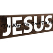 Load image into Gallery viewer, Jesus Is The Way Wood Decor