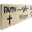 Load image into Gallery viewer, Faith Hope Love Wood Decor