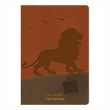 Load image into Gallery viewer, Personalized NKJV The Big Picture Interactive Bible Lion LeatherTouch Brown