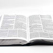 Load image into Gallery viewer, Personalized KJV Everyday Study Bible Navy Cross LeatherTouch