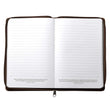Load image into Gallery viewer, Strong & Courageous Joshua 1:5-7 Brown Zippered Journal