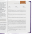 Load image into Gallery viewer, Personalized ESV Student Study Bible TruTone Lavender Emblem Design English Standard Version