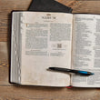 Load image into Gallery viewer, Personalized CSB Tony Evans Study Bible Black Genuine Leather Indexed