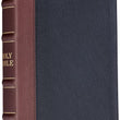 Load image into Gallery viewer, Personalized KJV Deluxe Gift Bible Two-Tone Brown and Black Full-Grain