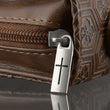 Load image into Gallery viewer, Proverbs: 3:5 Faux Leather Brown Personalized Bible Cover for Women