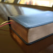 Load image into Gallery viewer, Personalized NKJV Woman's Study Bible Blue Leathersoft Red Letter Full-Color Edition