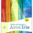 Load image into Gallery viewer, Personalized RVR 1960 Biblia de Estudio Arco Iris Chocolate símil piel Brown Leathertouch (Spanish Edition)