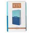 Load image into Gallery viewer, Personalized KJV Giant Print Bible Two-Tone Blue Faux Leather w/Ribbon Marker King James Version
