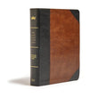 Load image into Gallery viewer, Personalized CSB Tony Evans Study Bible Indexed LeatherTouch Black/Brown Christian Standard Bible
