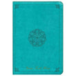 Load image into Gallery viewer, Personalized ESV Personal Reference Bible TruTone Turquoise Emblem Design