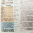 Load image into Gallery viewer, Personalized RVR 1960 Biblia de Estudio Arco Iris Chocolate símil piel Brown Leathertouch (Spanish Edition)