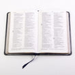 Load image into Gallery viewer, Personalized CSB Military Bible Navy Blue LeatherTouch