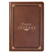 Load image into Gallery viewer, The Lord's Prayer Matthew 6: 9-13 Brown LuxLeather Prayer Journal