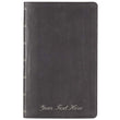 Load image into Gallery viewer, Personalized Bible KJV Giant Print Holy Bible Full Grain Premium Leather Thumb Index Black