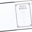 Load image into Gallery viewer, Personalized KJV Holy Bible Black Premium Leather Large Print Thinline